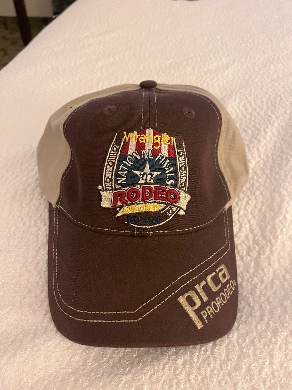 Wrangler Brown and Tan Rodeo Baseball Cap